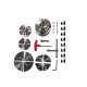 Купить Патрон токарный  JET CK-3.75Z/S1 95мм 4-х кулачковый . Официальный магазин JET Украина. Фирменный инструмент Джет и оборудовние