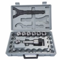 Купить Цанговый патрон Jet MK3/ER40 с набором из 7 цанг: 6, 8, 10, 12, 16, 20, 25 мм ER 40. Официальный магазин JET Украина. Фирменный инструмент Джет и оборудовние