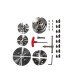 Купить Патрон токарный  JET CK-3.75Z/S1 95мм 4-х кулачковый . Официальный магазин JET Украина. Фирменный инструмент Джет и оборудовние